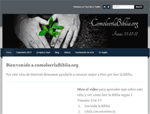 Tablet Screenshot of comoleerlabiblia.org